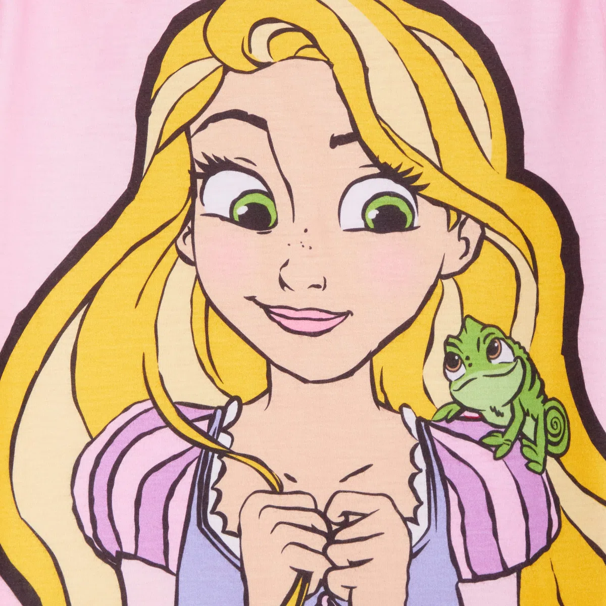 Disney Ragazze Set di 3 t-Shirt Princess T-Shirt Bambini Jasmine Moana Rapunzel Top da Travestimento a Maniche Corte