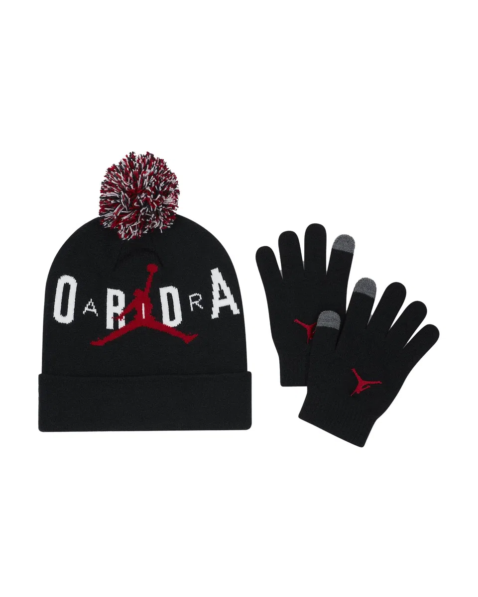 Jordan Big Boys Pom Beanie 2 pezzi