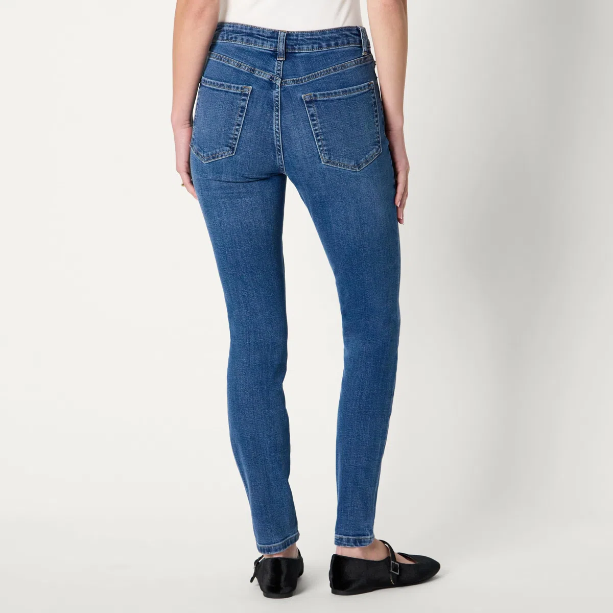 Amazon Essentials Donna Jeans Skinny Affusolati a Vita Alta