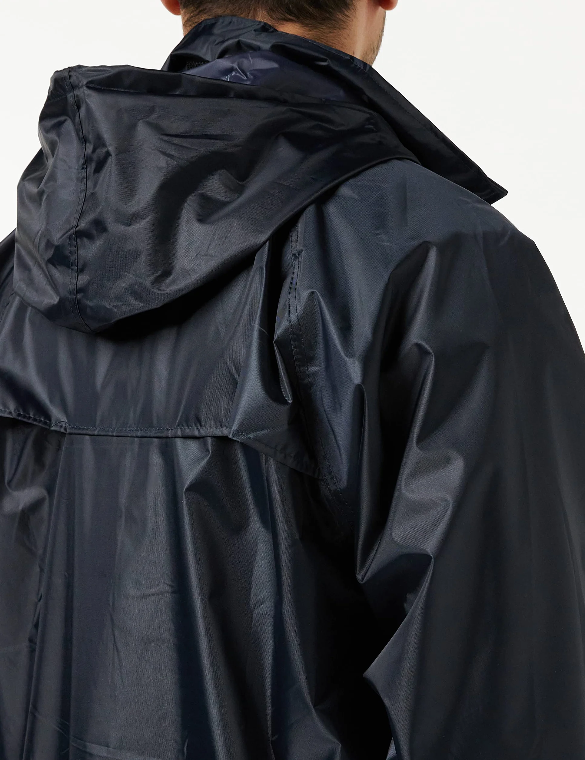 Classic Rain Coat Color: Navy Talla: Large