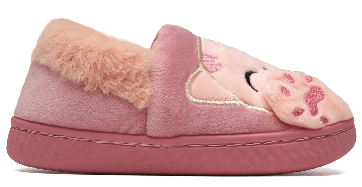 Pantofole per Unisex - Bambini e Adulto Ragazze Inverno Pantofole Scarpe Ragazzi Ciabatte Chiuse Donna Uomo Caldo Peluche Pantofola a Casa