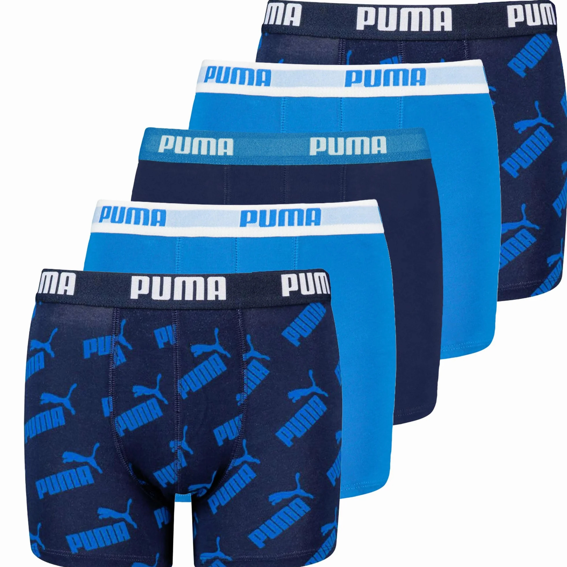 PUMA Boxer Bambini e Ragazzi (Pacco da 5)