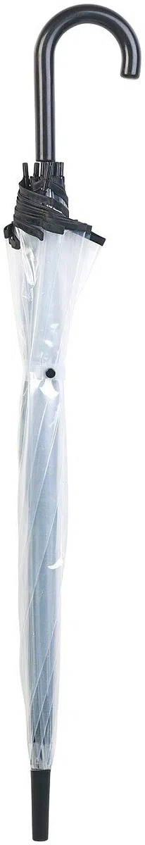Carlo Milano Ombrello Trasparente: Set da 4 Ombrelli, Trasparente, Struttura in Acciaio-Fibra di Vetro (ombrelli Trasparenti, Ombrello, distributore Automatico)