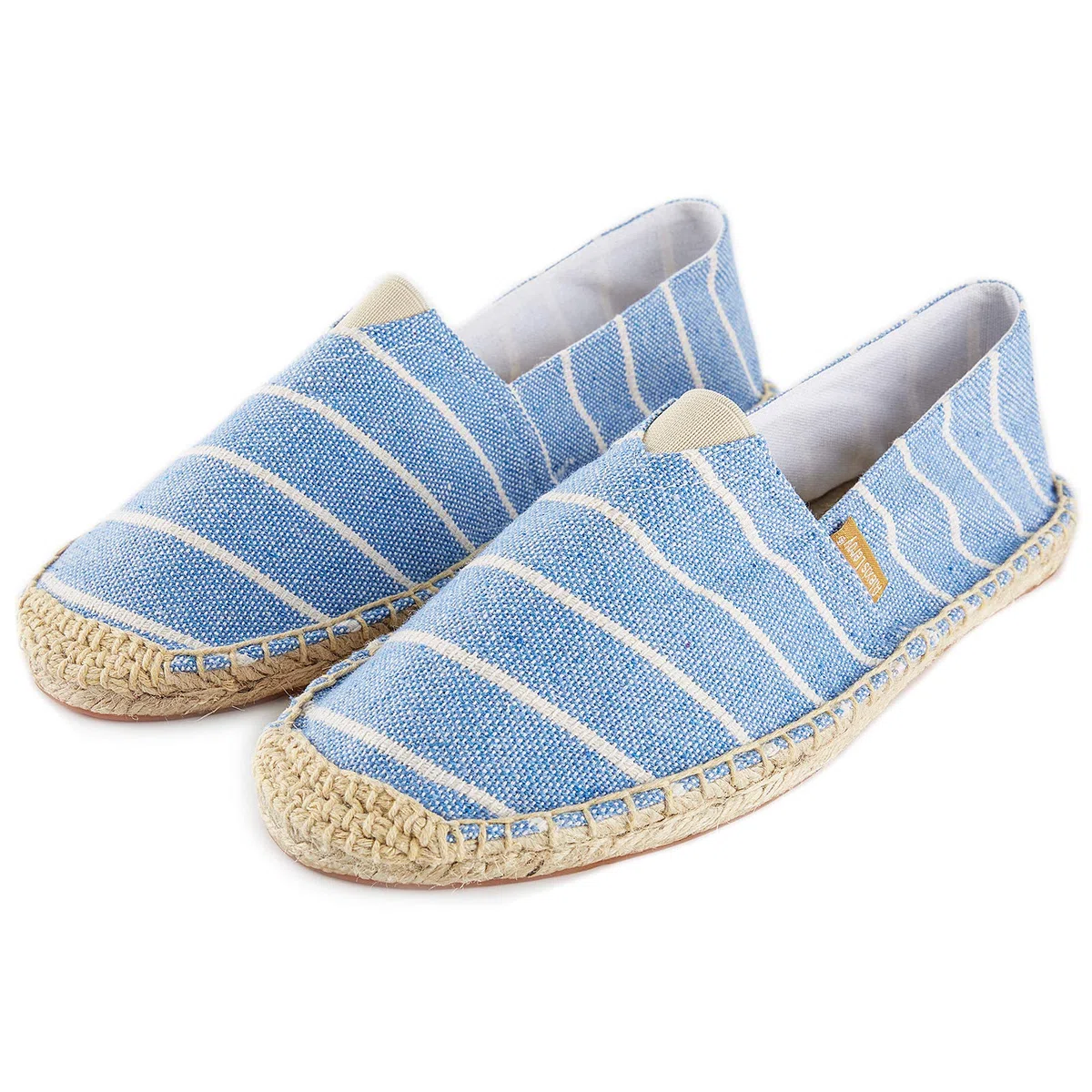 Alexis Leroy A Strisce Scarpe di Lino Slip On Espadrillas Loafer Scarpe da Uomo