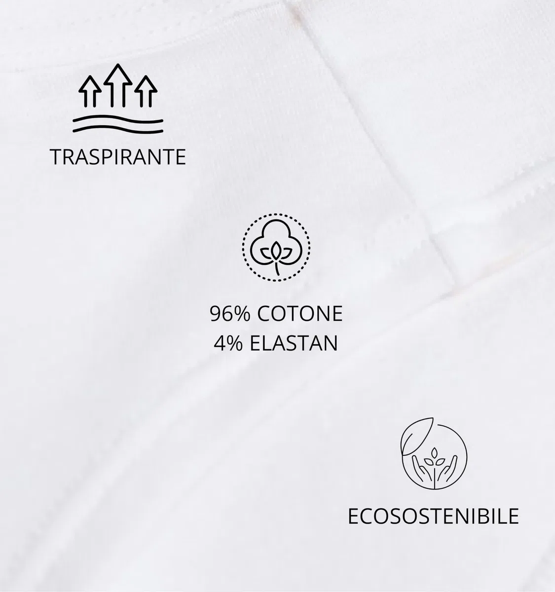 Intimitaly - (Pacco da 6 Mutande da Donna in Cotone Vita Alta - Slip Donna Cotone Colori Nero o Bianche - Culotte da Donna - Intimo Traspirante e Confortevole