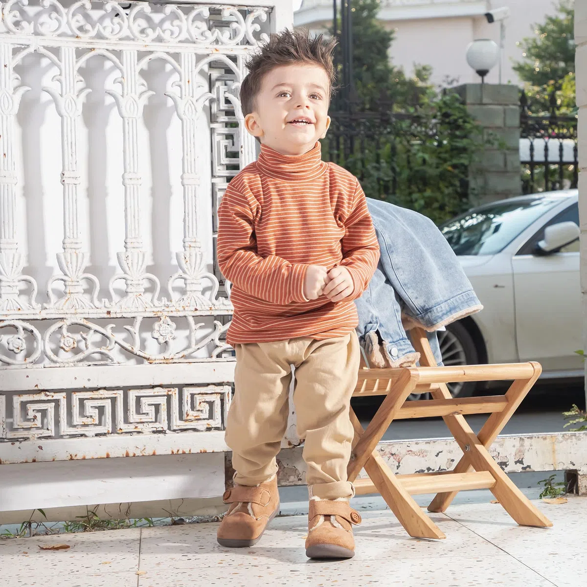 MK MATT KEELY Scarpe Invernali da Bimbo Caldi Stivaletti Neonato in Peluche Unisex-Bambini 1-4 Anni
