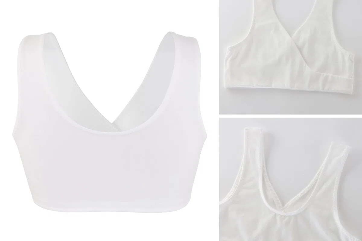 Reggiseni per Allattamento maternità - Reggiseno da Notte in Cotone Morbido per Gravidanza e Allattamento