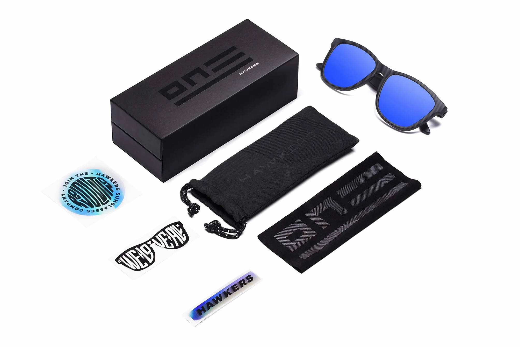 HAWKERS One Carbono Occhiali da sole Unisex - Adulto (Pacco da 1)