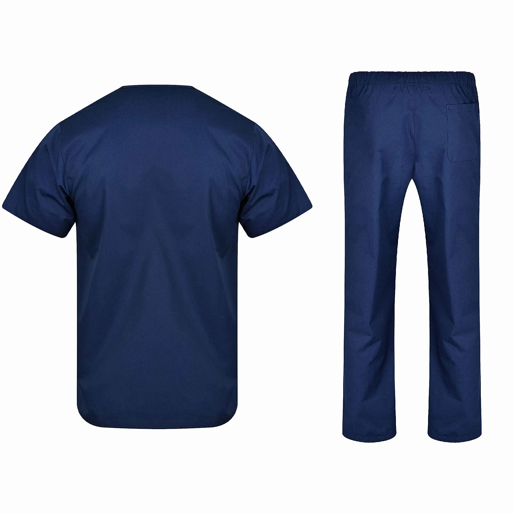 B-well Colombo Divisa Sanitaria Donna e Uomo | Uniforme Sanitaria Donna e Uomo Unisex Set con Casacca e Pantalone | Divise Sanitarie | Tessuto Spesso