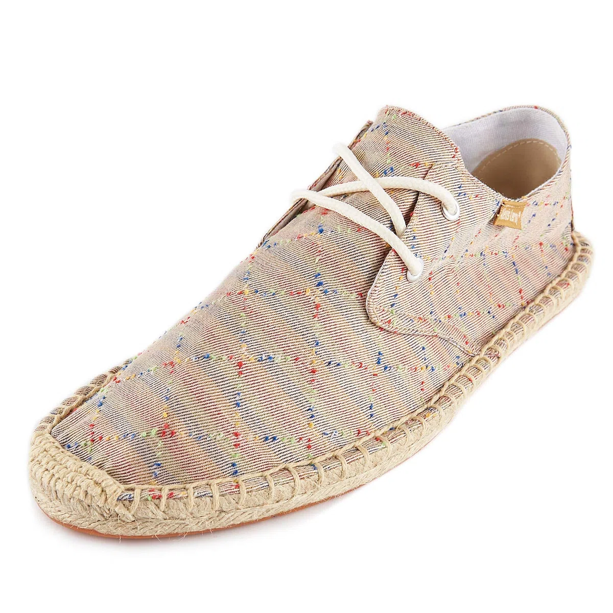 Alexis Leroy griglia Confortevole Espadrillas Slip On Loafer Scarpe Sommarskor da Uomo Tessuto con Lacci
