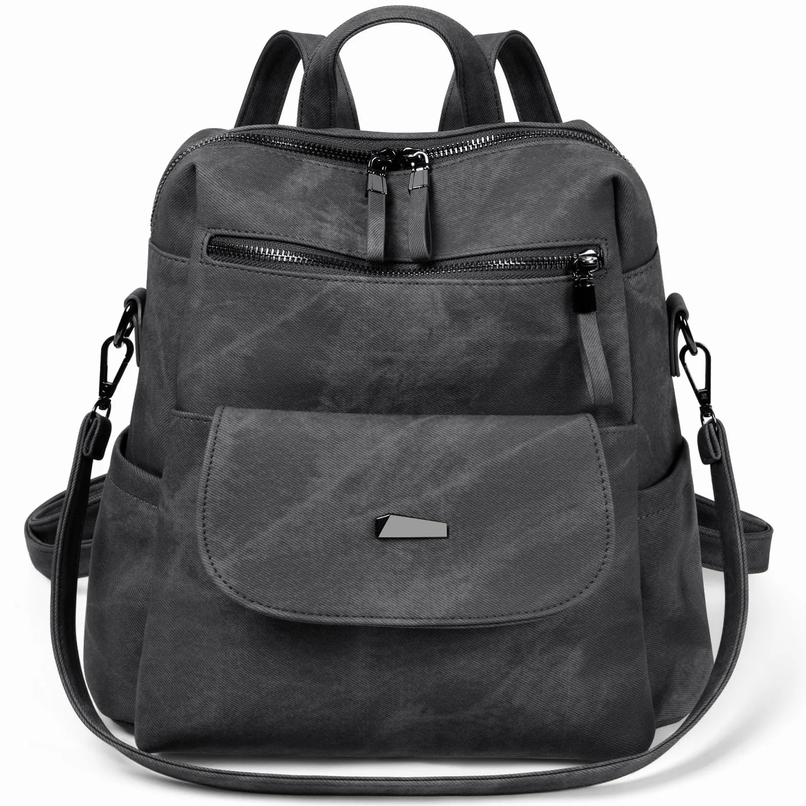 Aucuu Zaino Donna, Borsa Zaino Donna Elegante, Zainetto Multifunzionale, Zainetto Casual in Pelle PU, Zaini Antifurto, Borsa a Zaini Casual per Shopping Scuola Viaggio Lavoro