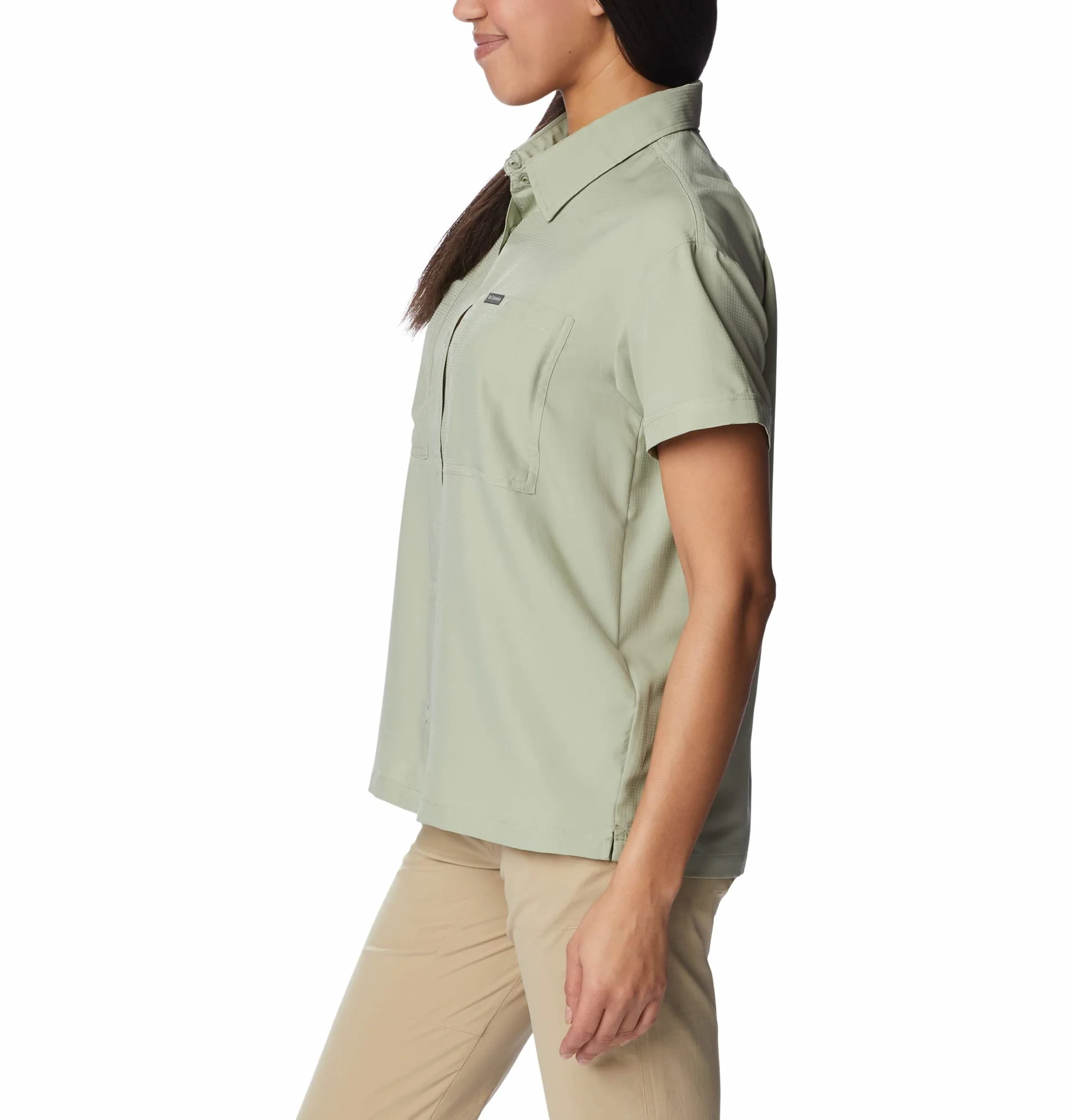 Columbia Kurzarm-Wanderhemd für Damen, Silver Ridge Short Sleeve Shirt, Nylon
