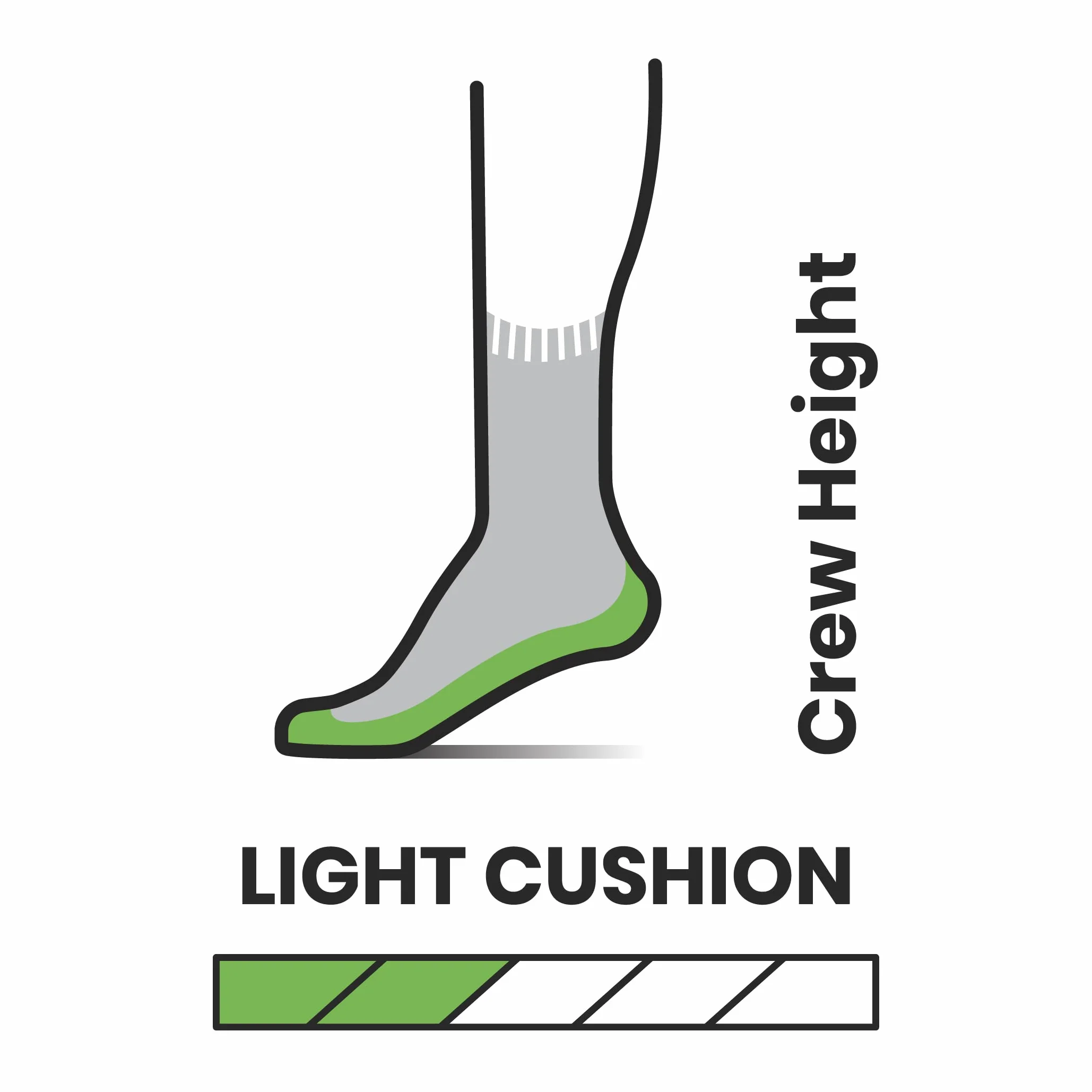 Smartwool Hike Light Cushion Crew Socks Calzini da Trekking Uomo