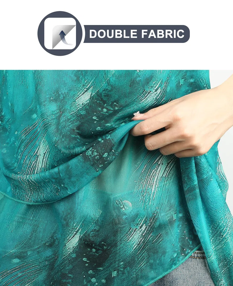 Adigaber Camicie Donna Casual in Chiffon Camicia Elegante di 3/4 Manica a Volant Scollo a V Bluse Leggero Classiaca