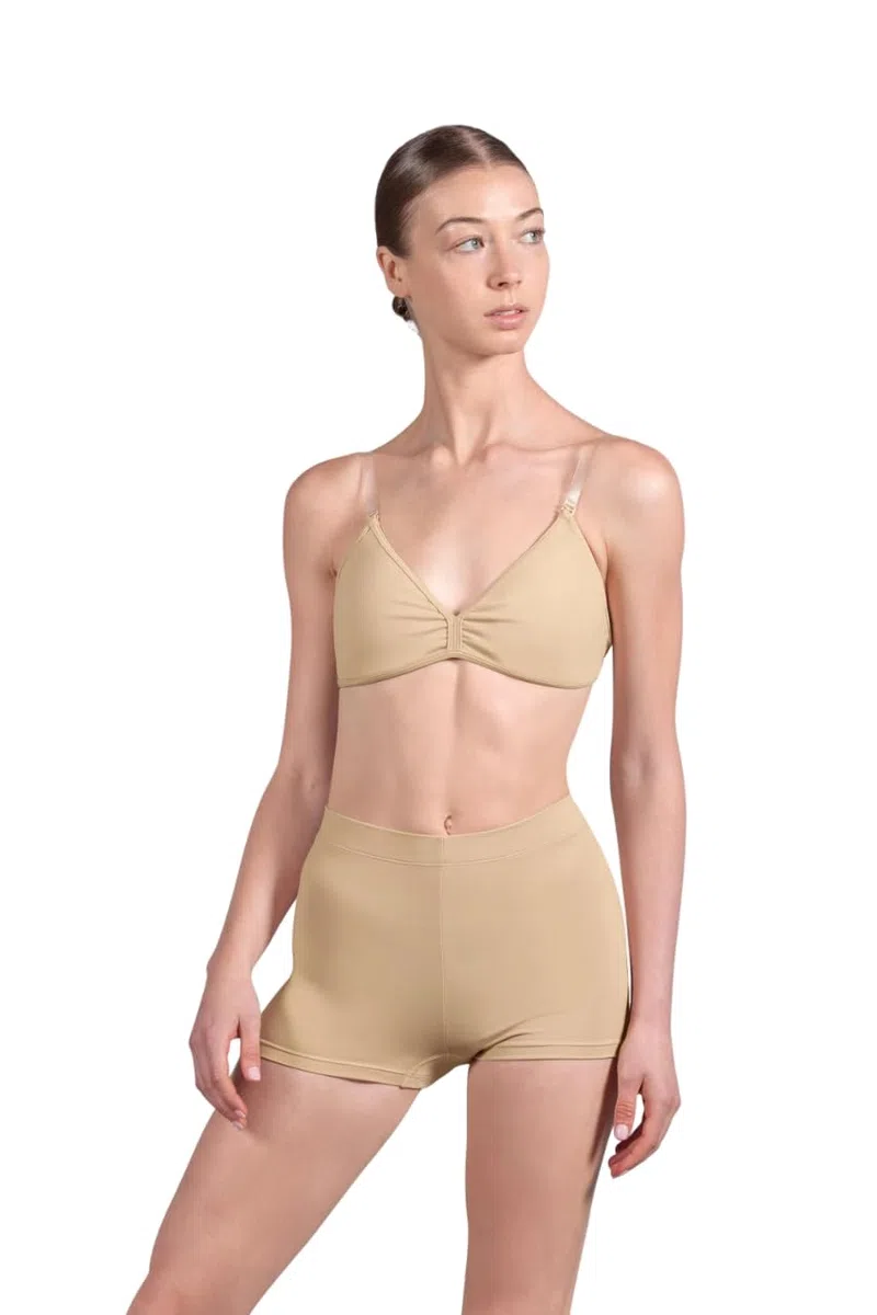 Etoile R3384 Pantaloncini a Vita Alta Capella da Donna per Bloch Sport Ballo Danza Classica Relax Allenamento Ballerina Esibizione Fitness Palestra Prove Saggio