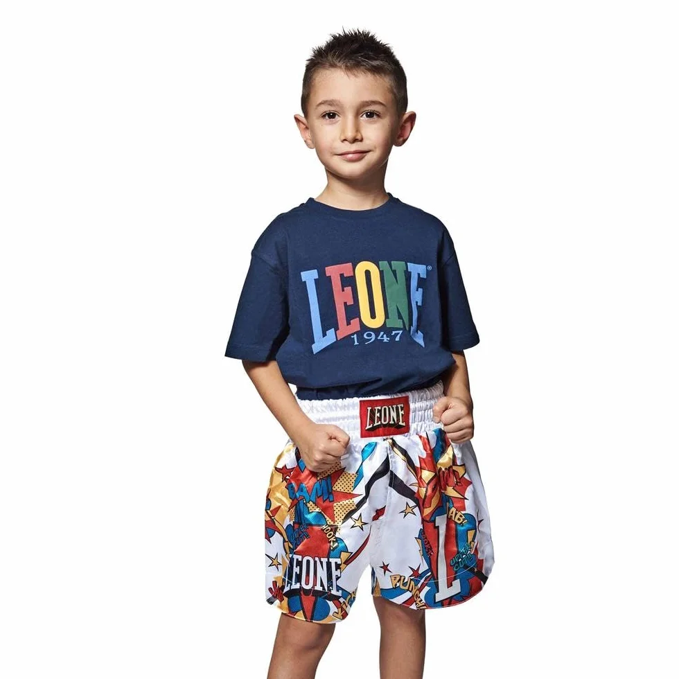Leone 1947 - Hero, Shorts Thai JR Hero - ABJ02 Unisex - Bambini e Ragazzi