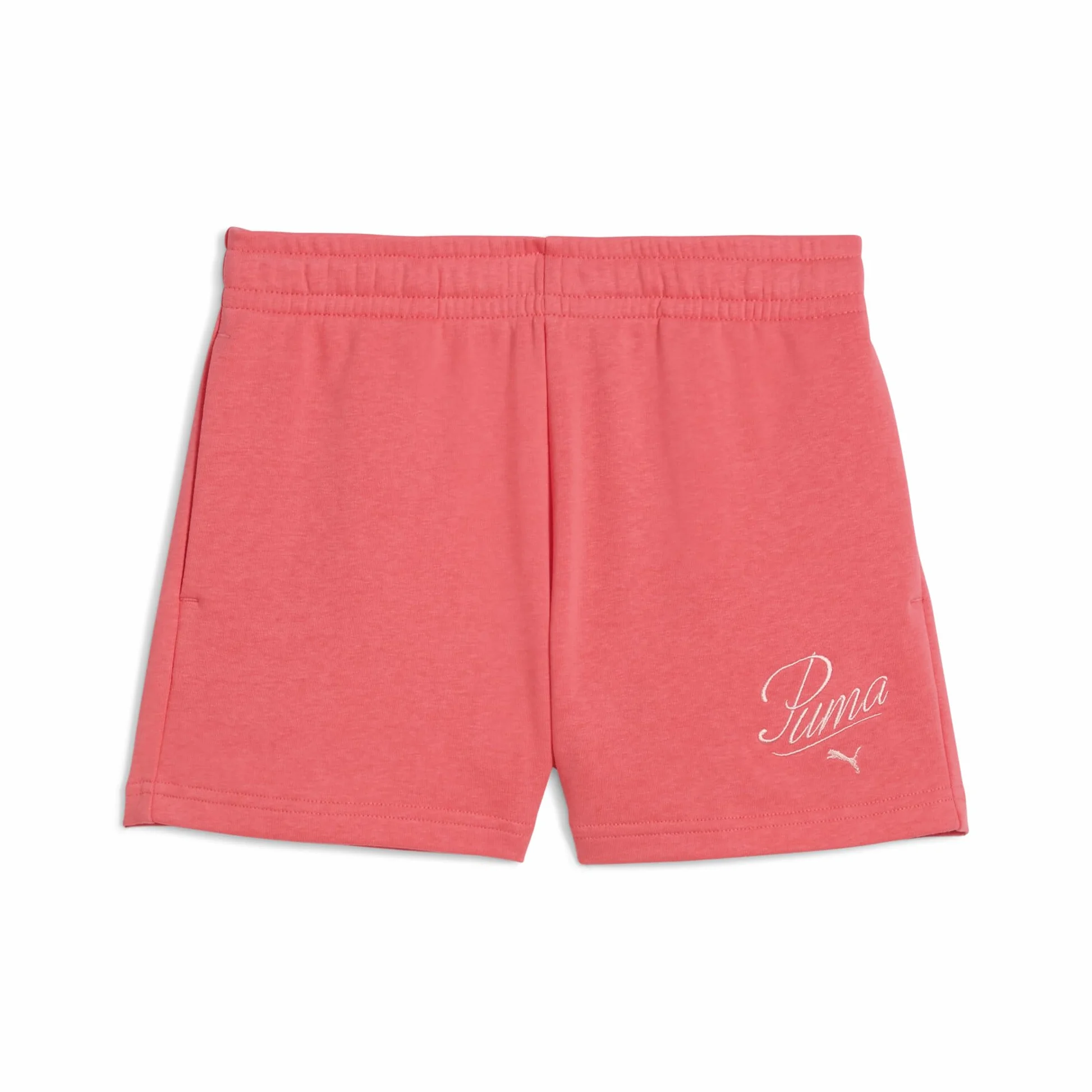 PUMA - Ess Script Shorts G, Pantaloncini Lavorati a Maglia Bambine e Ragazze