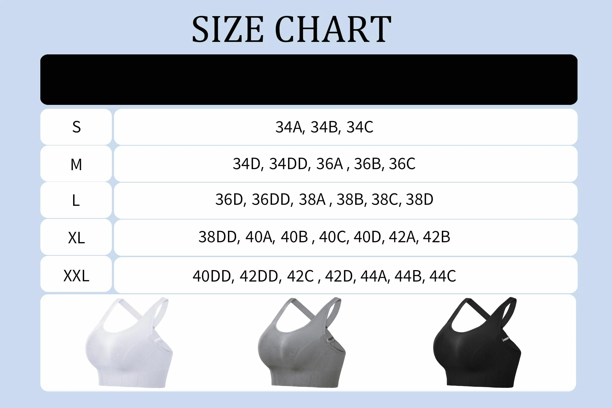 Litherday Reggiseno Sportivo Donna Alto Impatto Senza Ferretti Retro Incrociato con Coppe Estraibili Top Fitness Push Up per Running Yoga S-XXL