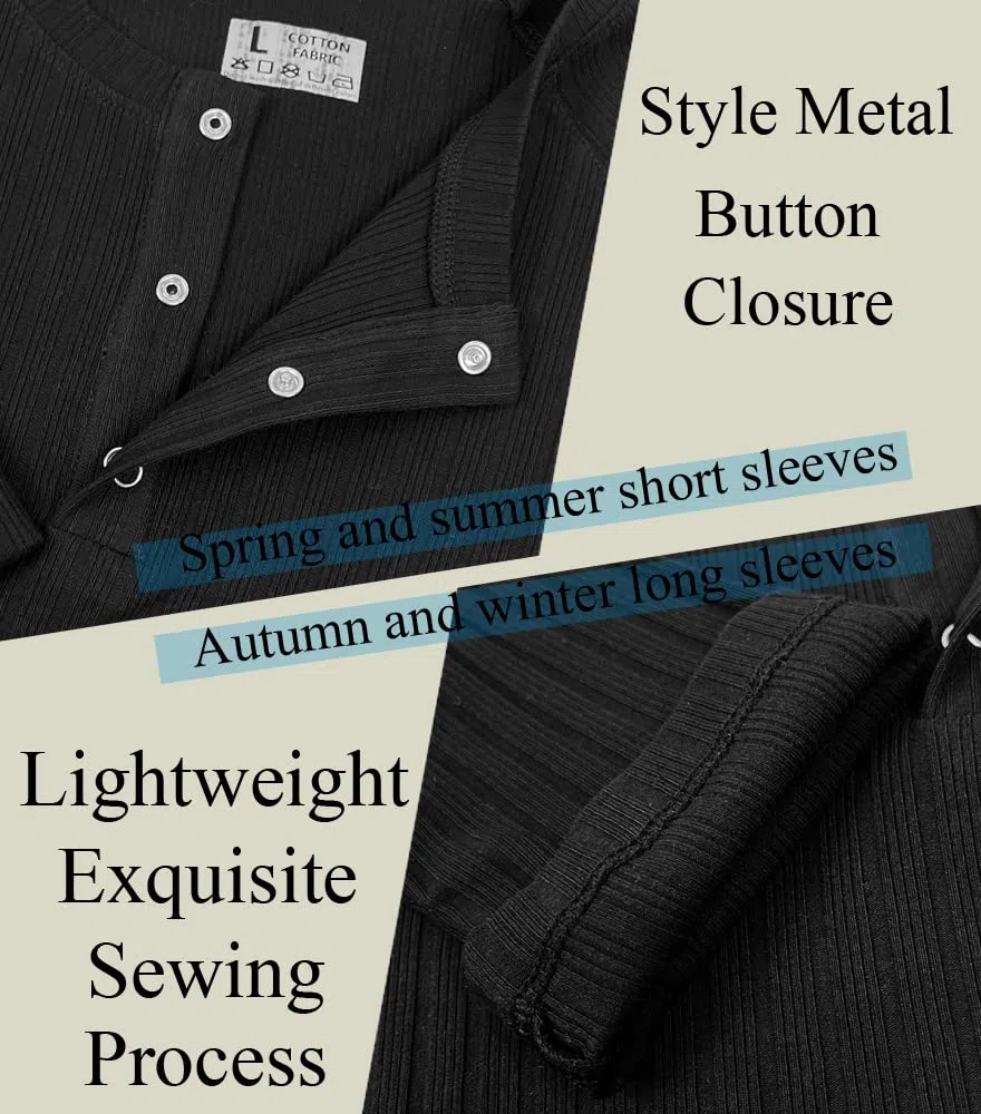 Muscle Cmdr Maglia Uomo Manica Lunga/Corte,Maglia Termica Uomo Manica Lunga,Cotone Camicie Muscolari Slim Fit