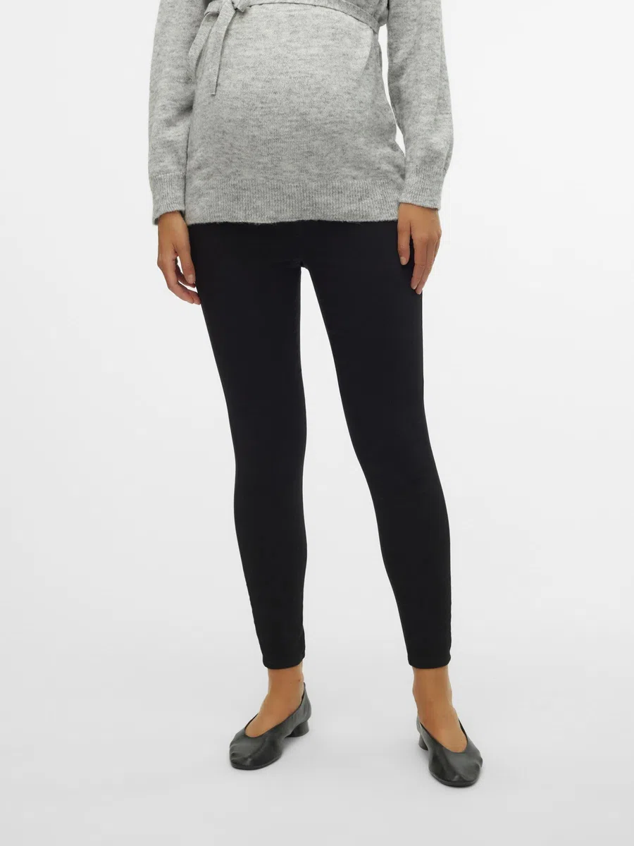 Mamalicious - Mllucy - Pantaloni Slim Neri A. Noos, Pantaloni Donna
