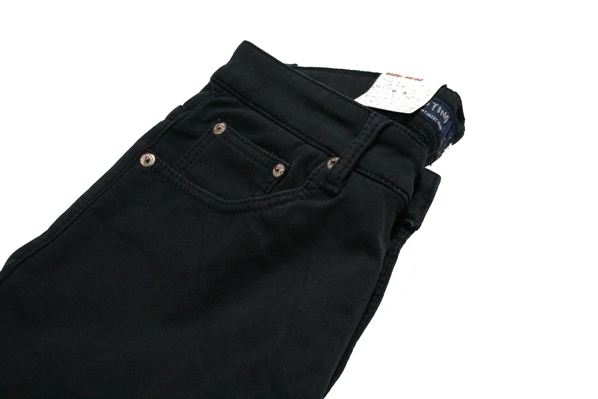 Mastino - Pantalone Uomo Felpato Imbottito Pile Termico Foderato Caldo Inverno Elastico Regular Fit da46 a 64