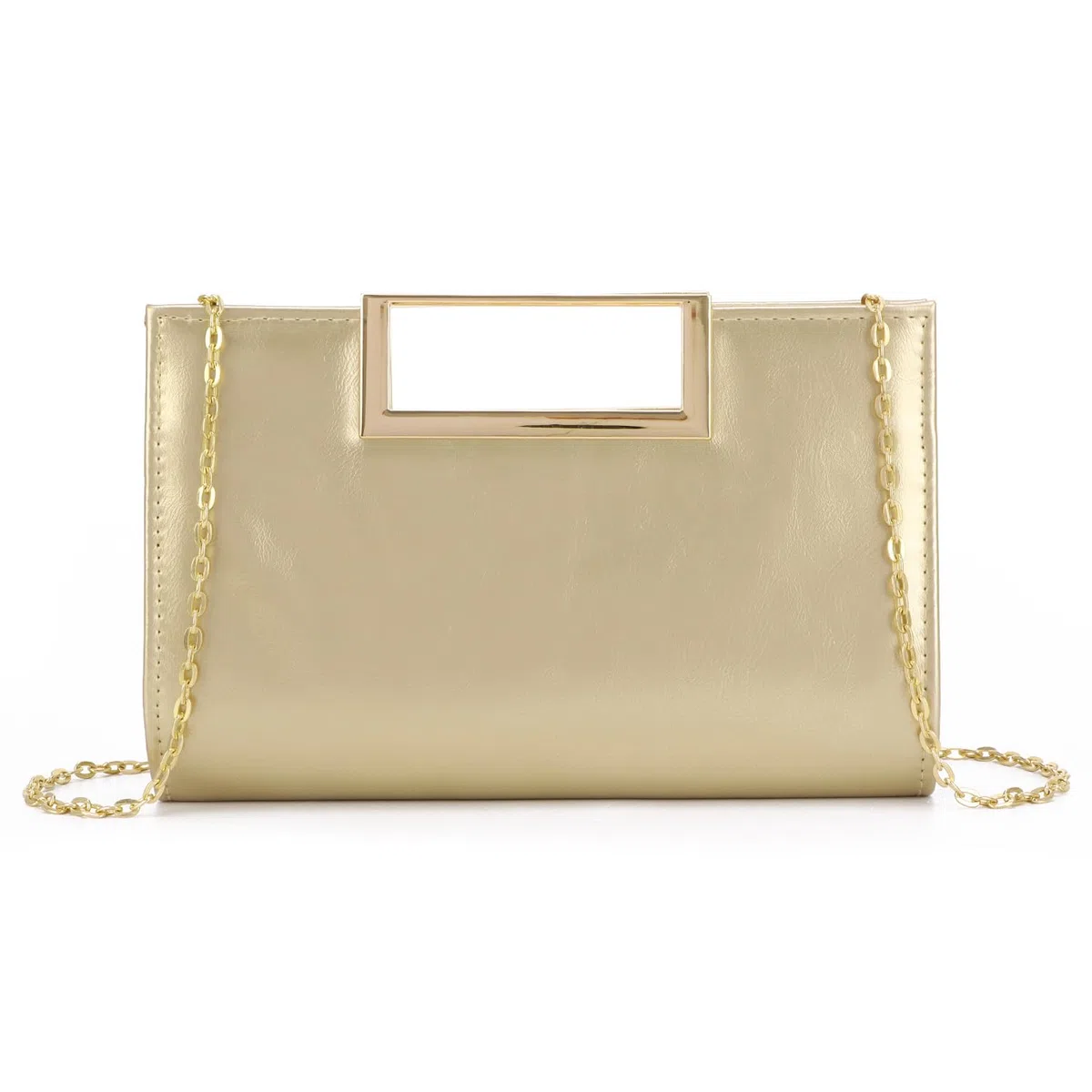 EVEOUT Pochette da Sera in PU Donna Clutch con Catena per Matrimonio Festa Elegante Borse a tracolla per Partito Quotidiana