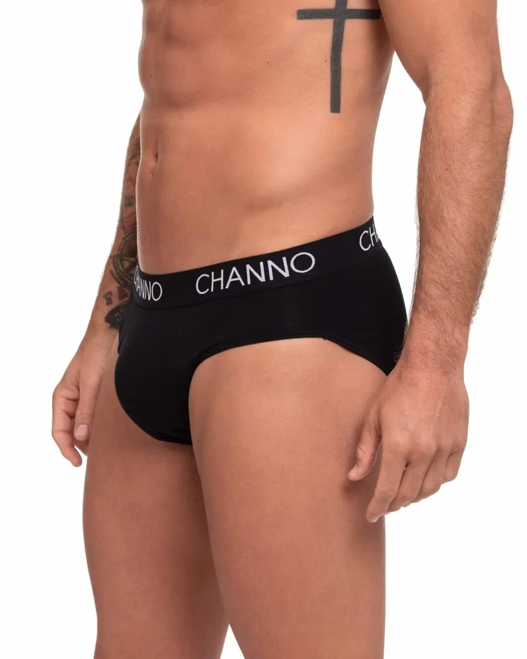 Channo Slip da Uomo in Cotone, Tinta Unita e Uniforme
