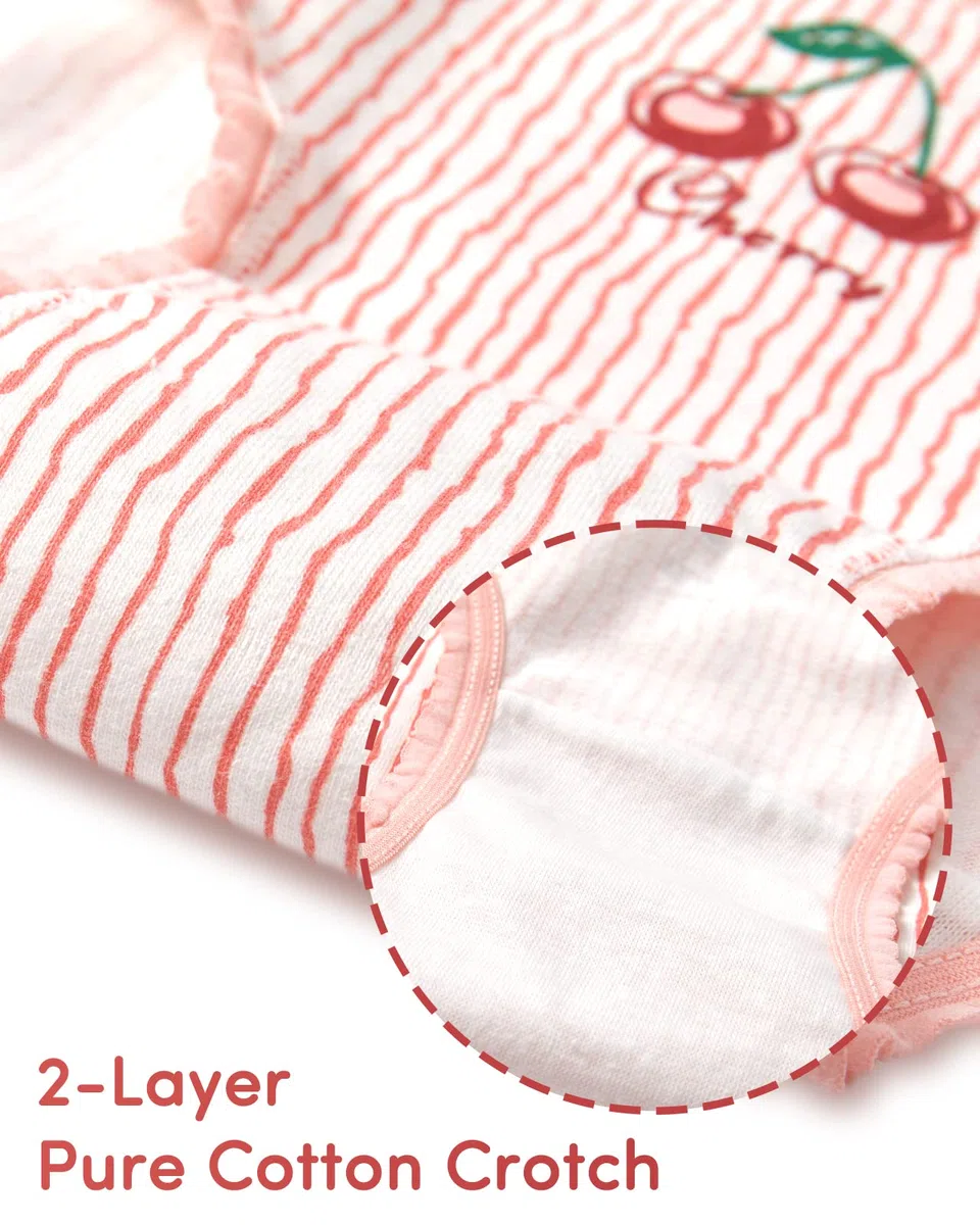 Adorel Mutande Cotone Slip Intimo Ragazza Pacco da 12