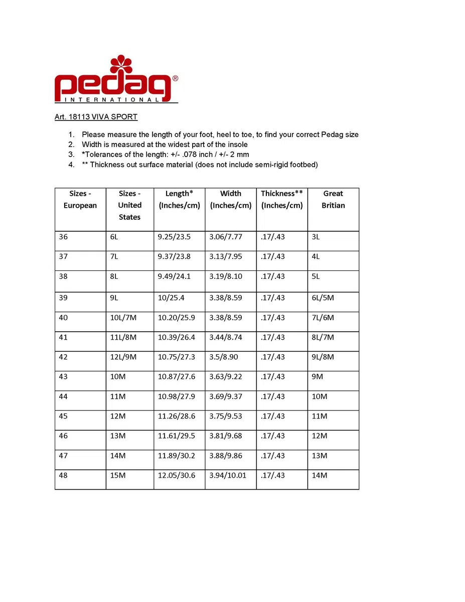 Pedag - Viva Sport, Plantari ortopedici, Unisex