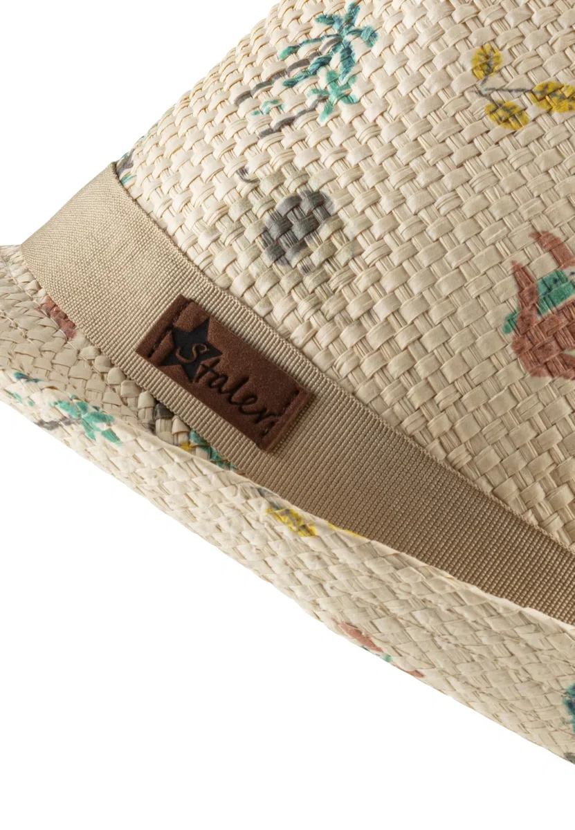 Sterntaler - Strohhut mit RIPSBAND Bedruckt mit Safari Tieren, Cappello Bambini e Ragazzi