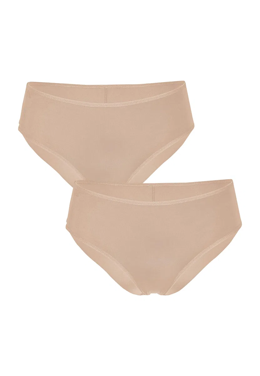 Lovable Slip Midi in Microfibra | Mutande Senza Cuciture, Balze Ultrapiatte per Invisibilità Totale | Art 0193 Invisible Micro Pacco da 2 Donna X2