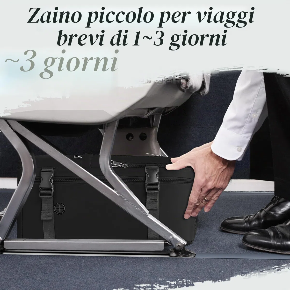VMIKIV per Zaino Ryanair 40x30x20 Zaino da Viaggio Bagaglio a Mano per Wizz Air Zaini Casual per Vueling Aereo Borse Antifurto Donna Uomo Borse da Cabina per Scuola Università