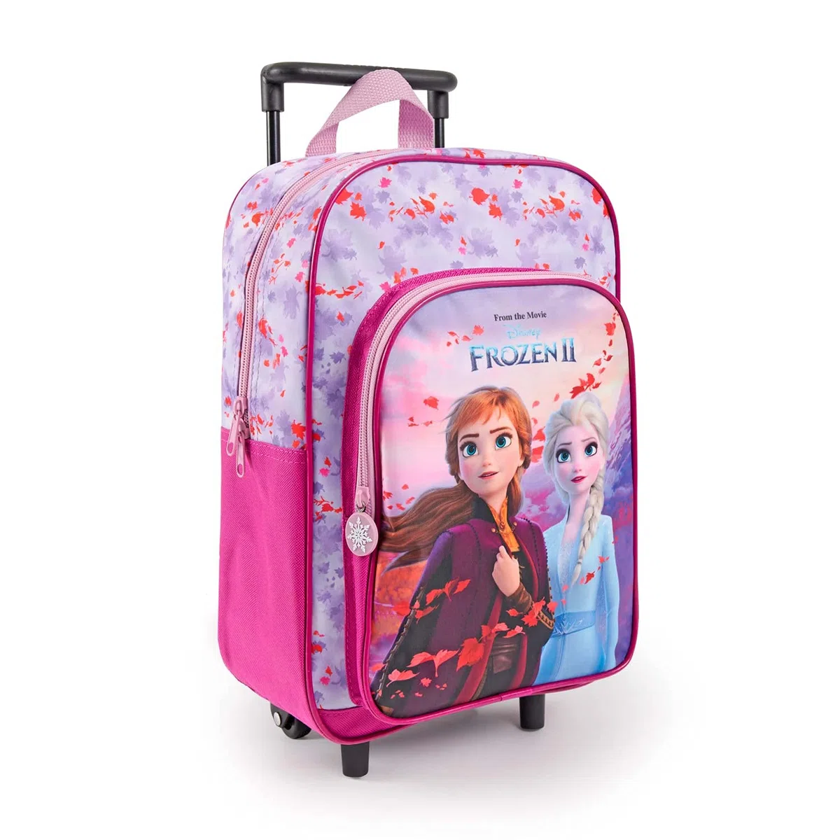 PERLETTI Disney Frozen 2 Zaino con Ruote Rimovibili per Ragazze - Principesse Elsa Anna Bambino Materna - Piccolo Zaino La Regina delle Nevi 2 Viaggi Tempo Libero - 36x25x12 cm