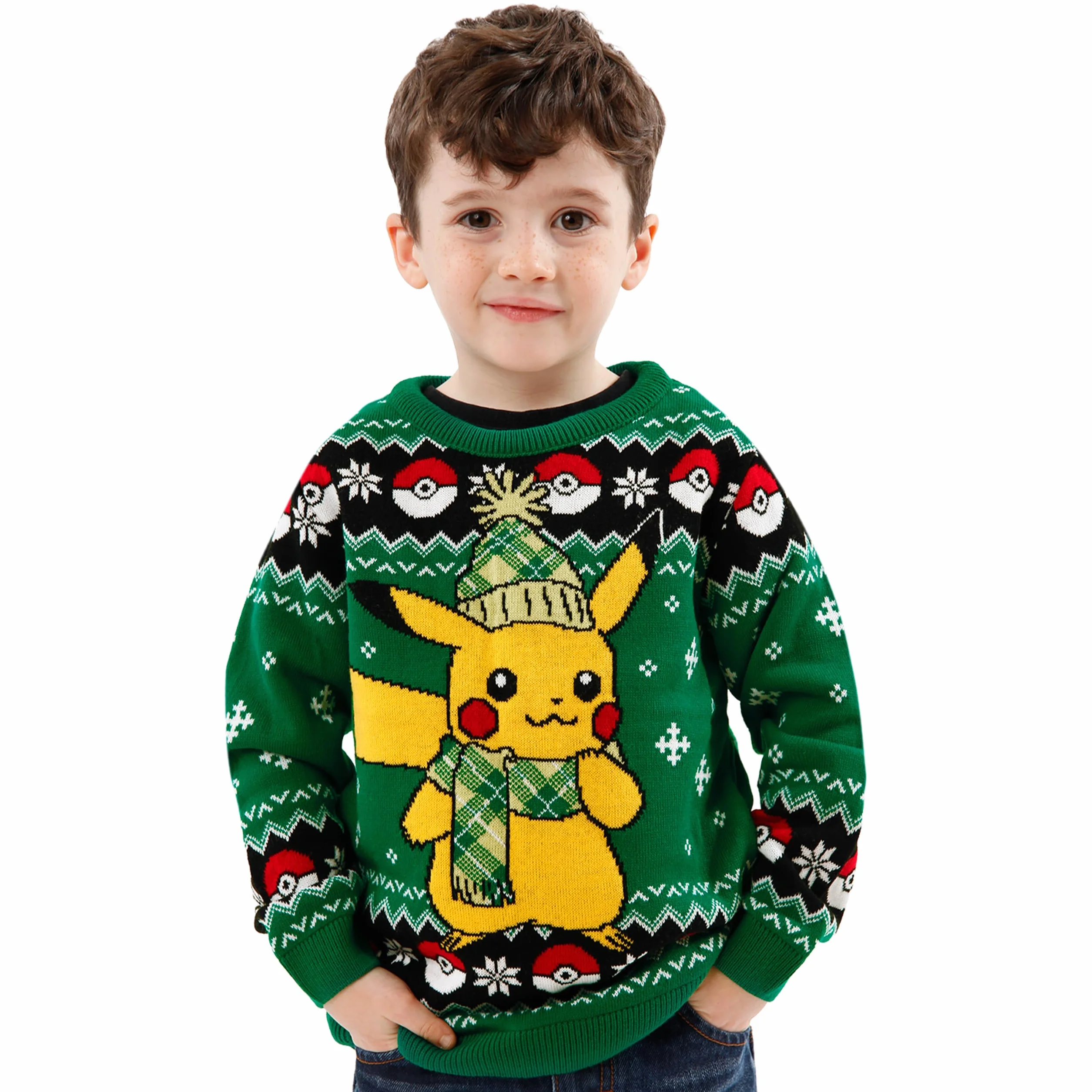 Pokémon Ragazzi Maglione di Natale di Pikchu