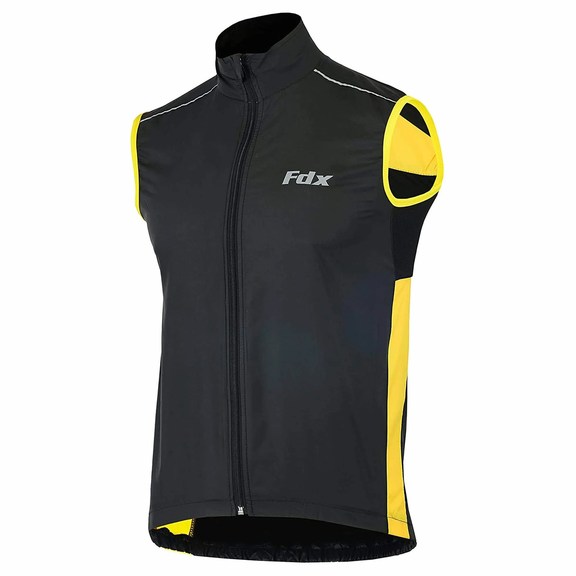 FDX, gilet da ciclismo da uomo, impermeabile, antivento, pieghevole, traspirante