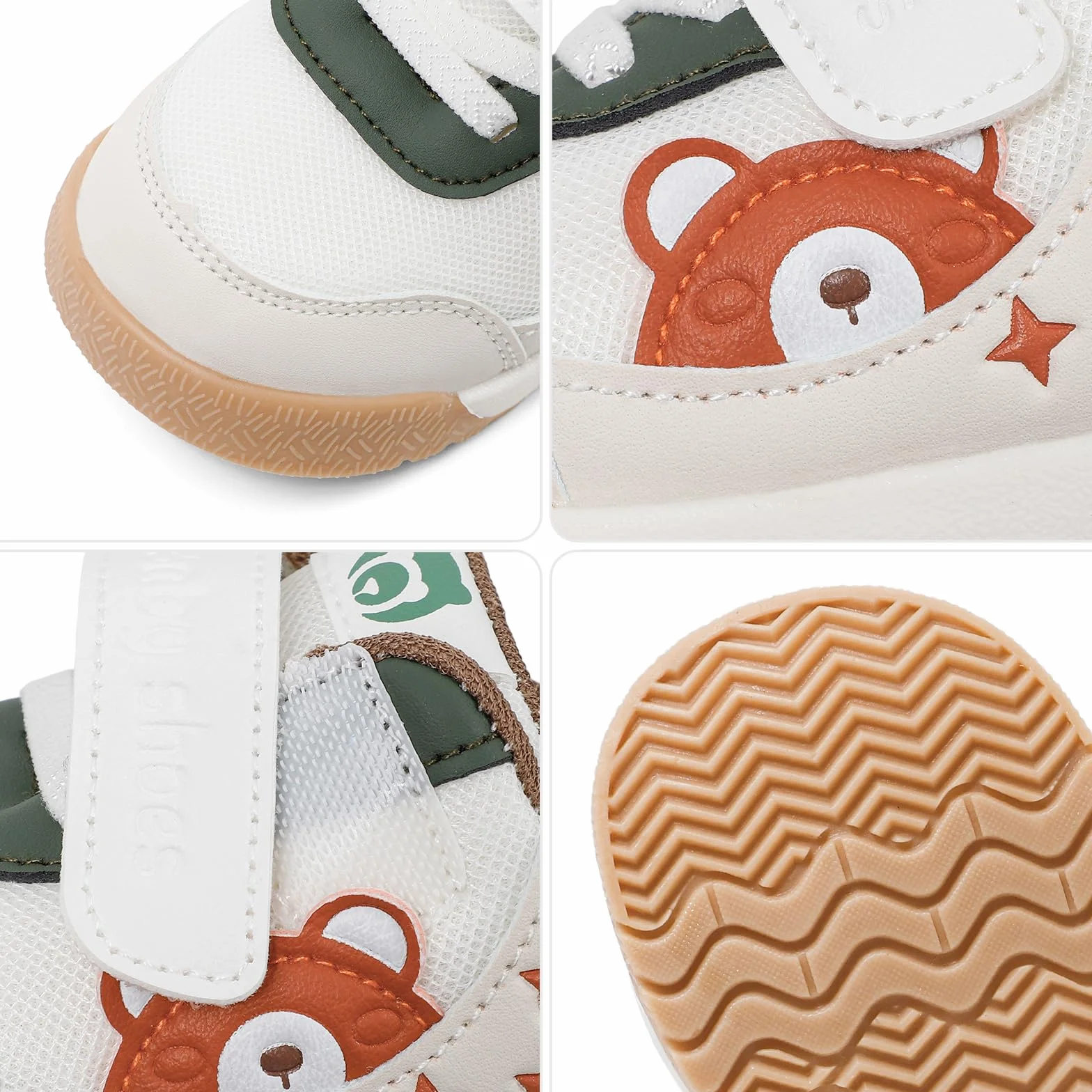 LACOFIA Scarpe Primi Passi Bambino Scarpine Neonato Sneakers Bimbo con Suola Gomma Antiscivolo
