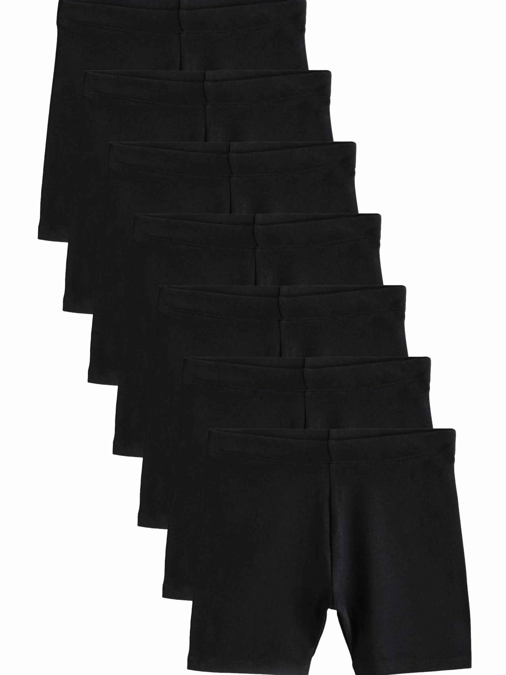 NEXT Ragazza Confezione da 7 Shorts Ciclista Elasticizzati
