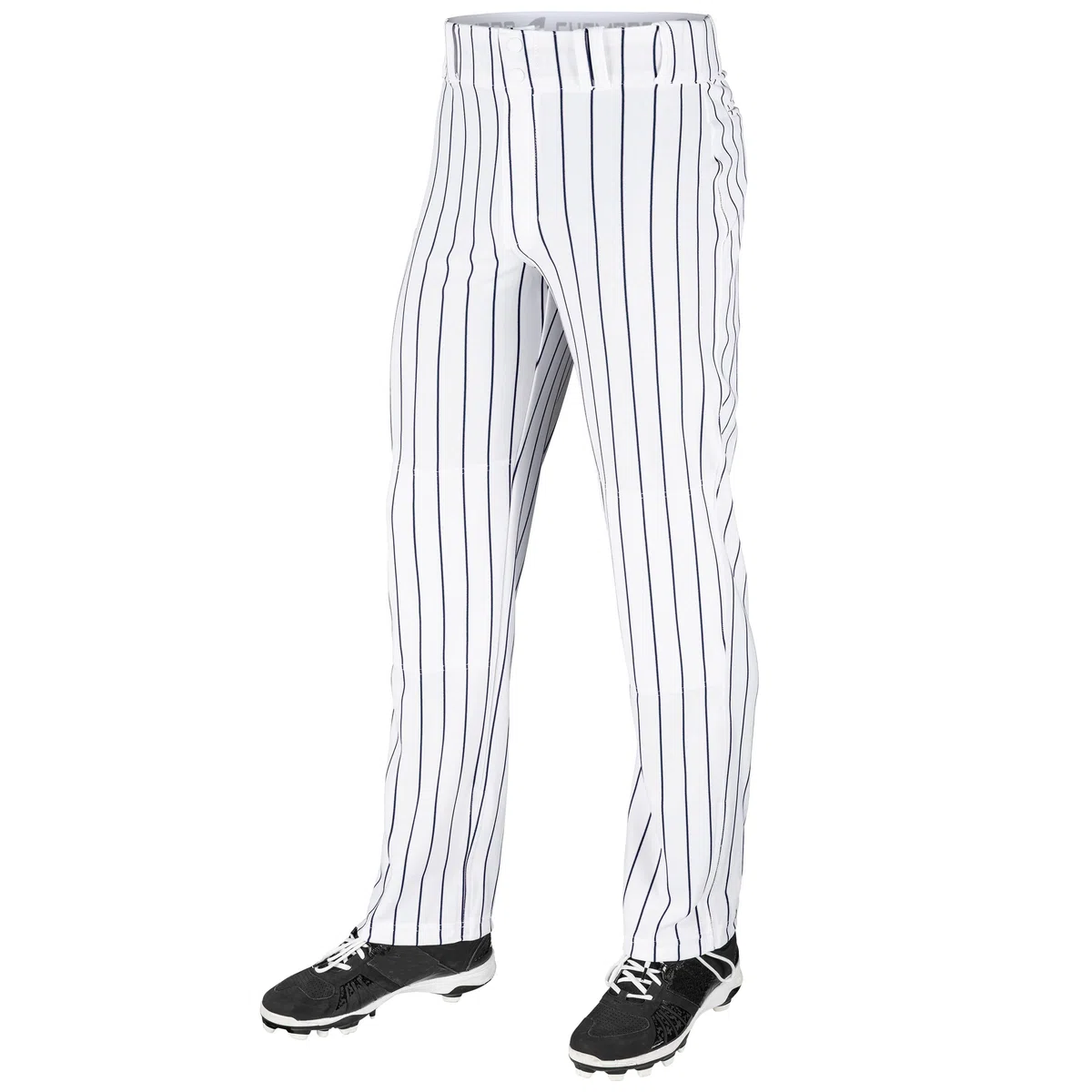 Champro - Triple Crown Open Bottom Pinstripe Baseball Pants, Triple Crown - Pantaloni da Baseball con Fondo Aperto Uomo