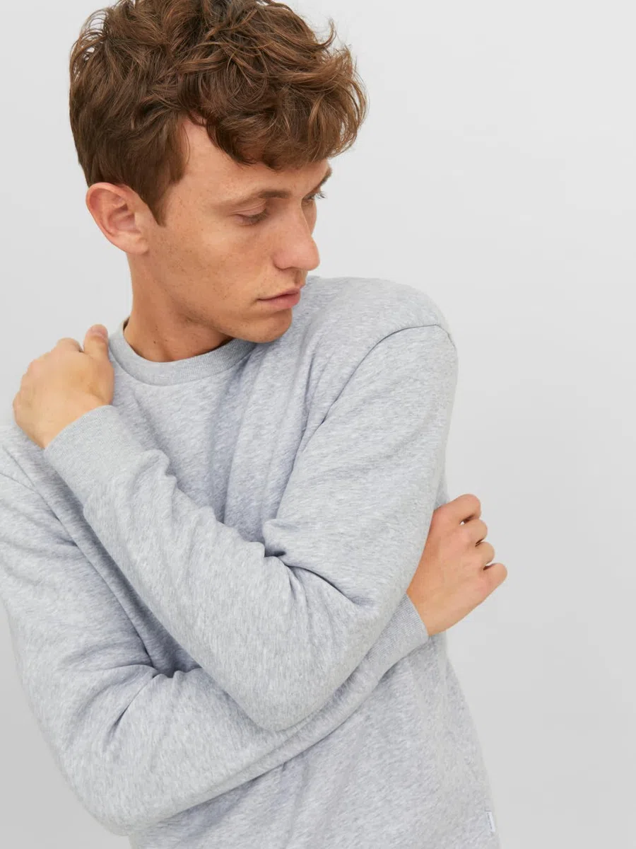 Jack & Jones Jjebradley Sweat Crew Noos Jjebradley Sweat Crew Noos Uomo (Pacco da 1)