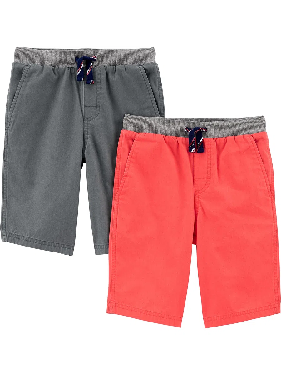 Simple Joys by Carter's - Shorts, Pack of 2, Shorts Bimbo 0-24