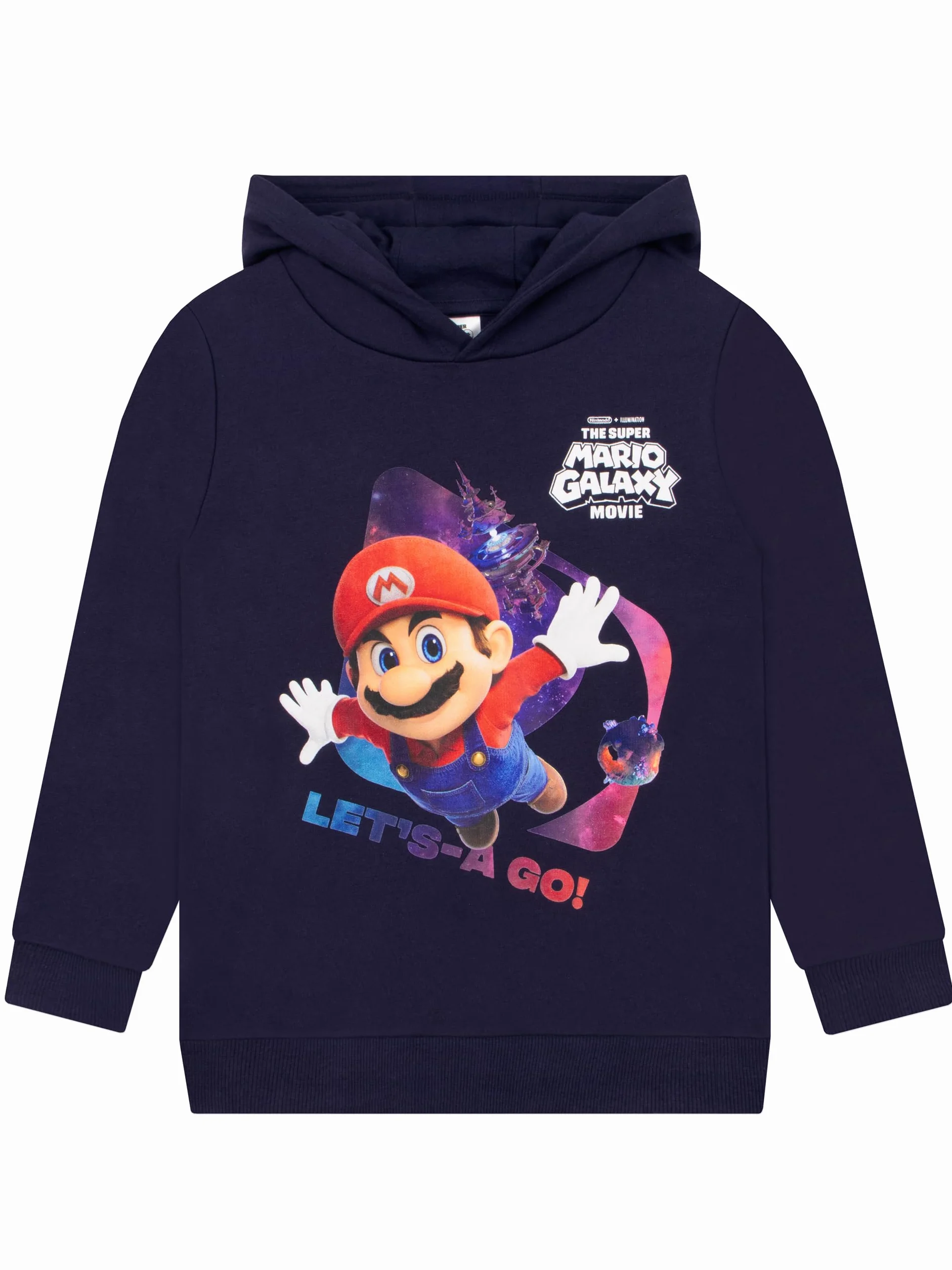 Super Mario Felpa con Cappuccio da Ragazzo, Felpa con Cappuccio Mario, Hoodie da Ragazzo Cotone, Hoodie Galaxy Movie