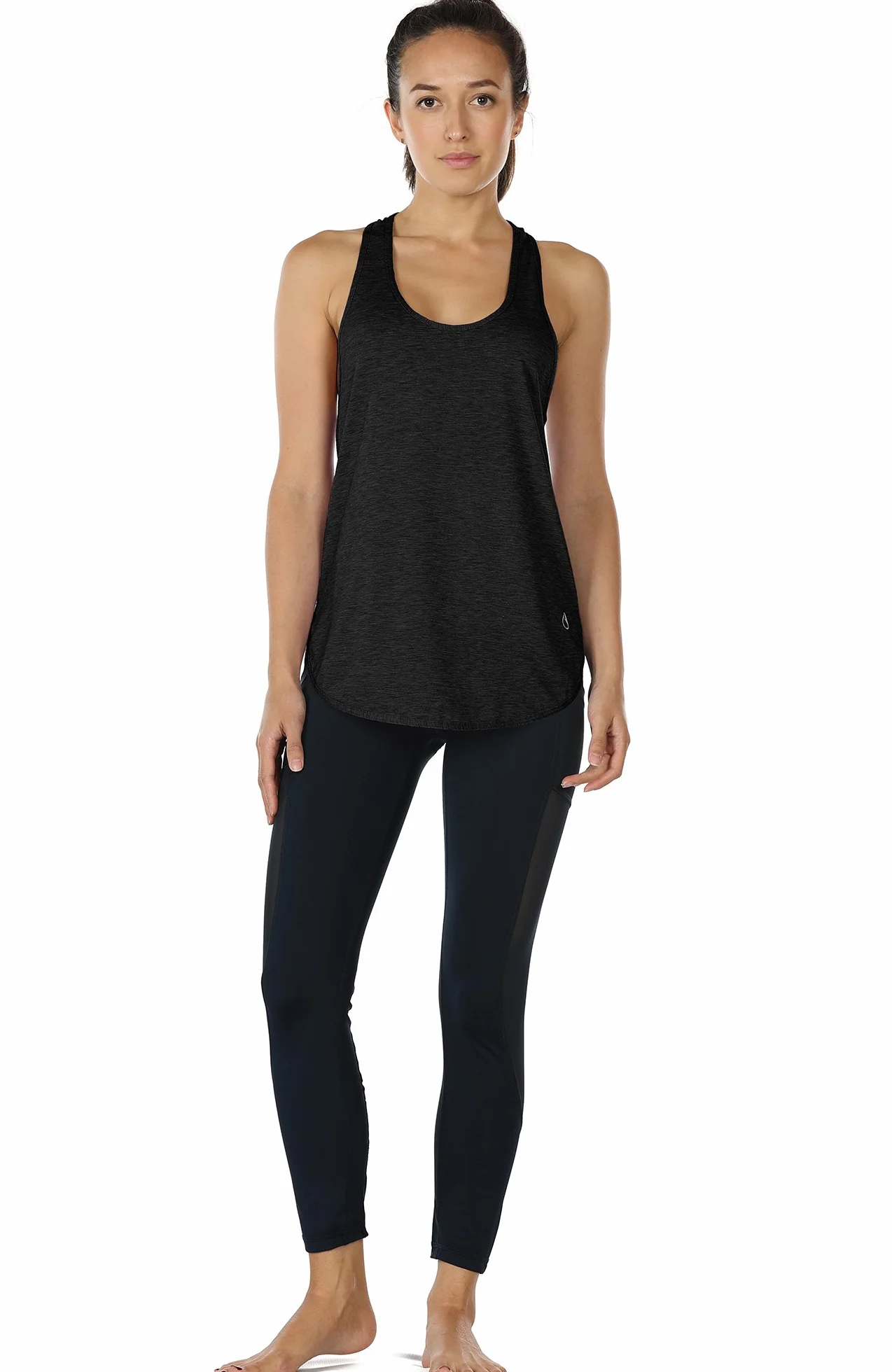 icyzone Canotta Donna Sportiva,Morbido e Leggero Senza Maniche Maglia per Palestra,Fitness,Yoga,Sport(Pacco da 2)