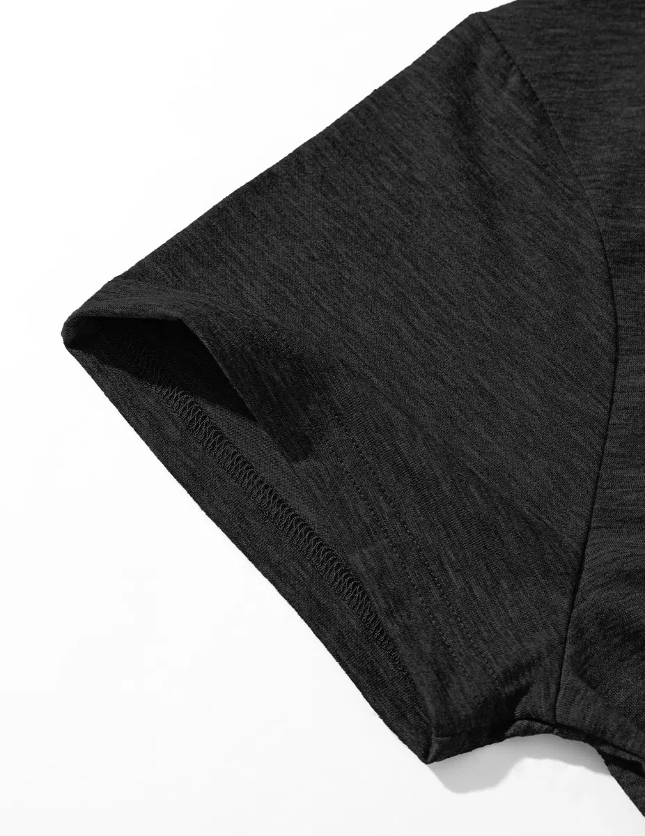 TARAINYA Henley T-Shirt Uomo Cotone Maniche Corte Maglietta Casual Comfortevole con Bottone Quotidiano/Ufficio/Spiaggia M-4XL