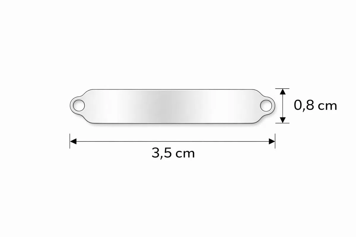 Vero Bijoux Bracciale con foto incisa occhi con fotografia personalizzata - Bracciale con foto incisione - Incisione laser nitida e perfetta - Made in Italy