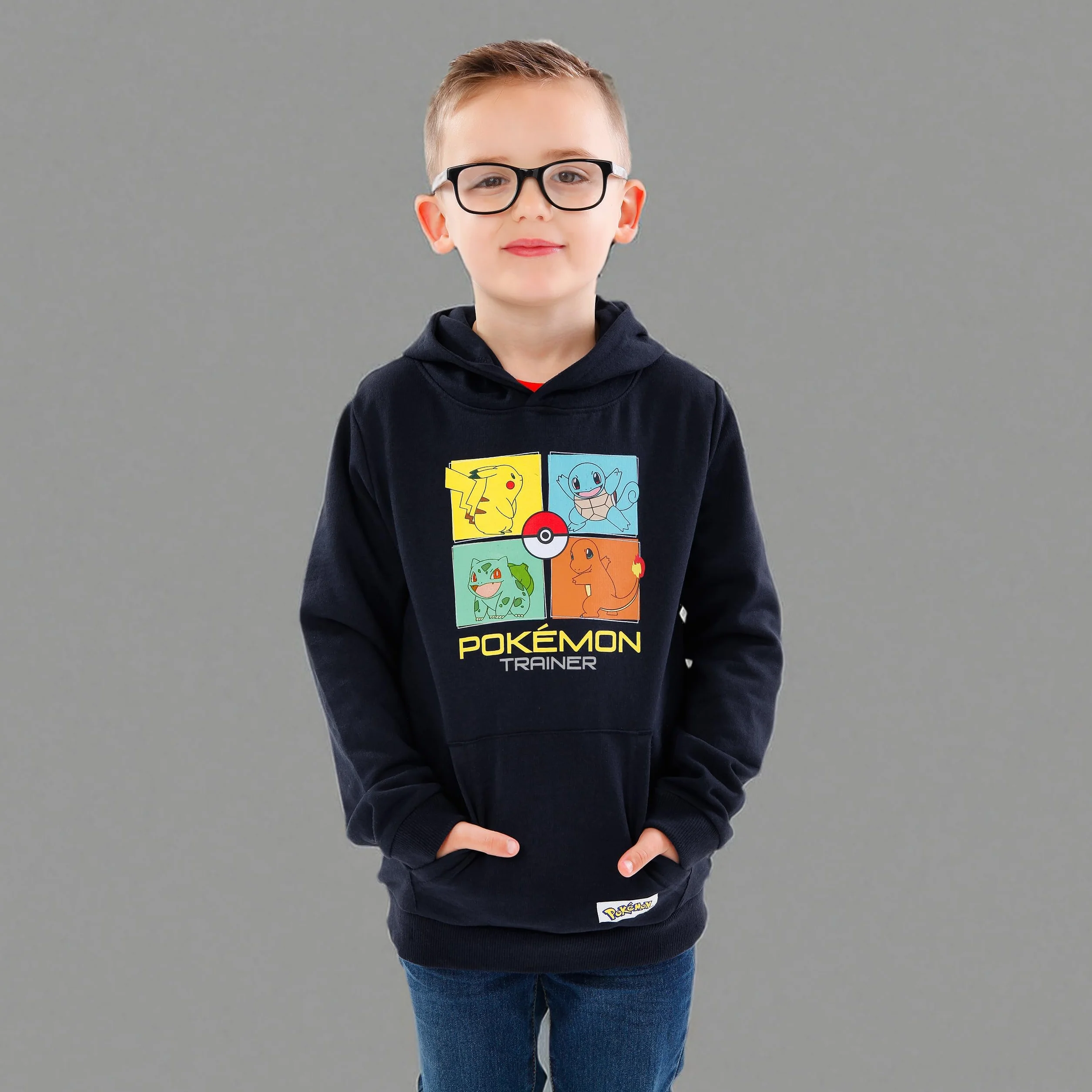 Pokémon Maglione Pokemon | Pikachu Felpa con Cappuccio per Ragazzi | Bisasam Glumanda Schiggy | Felpa con Cappuccio da Gioco per Ragazzi Vestiti per Bambini