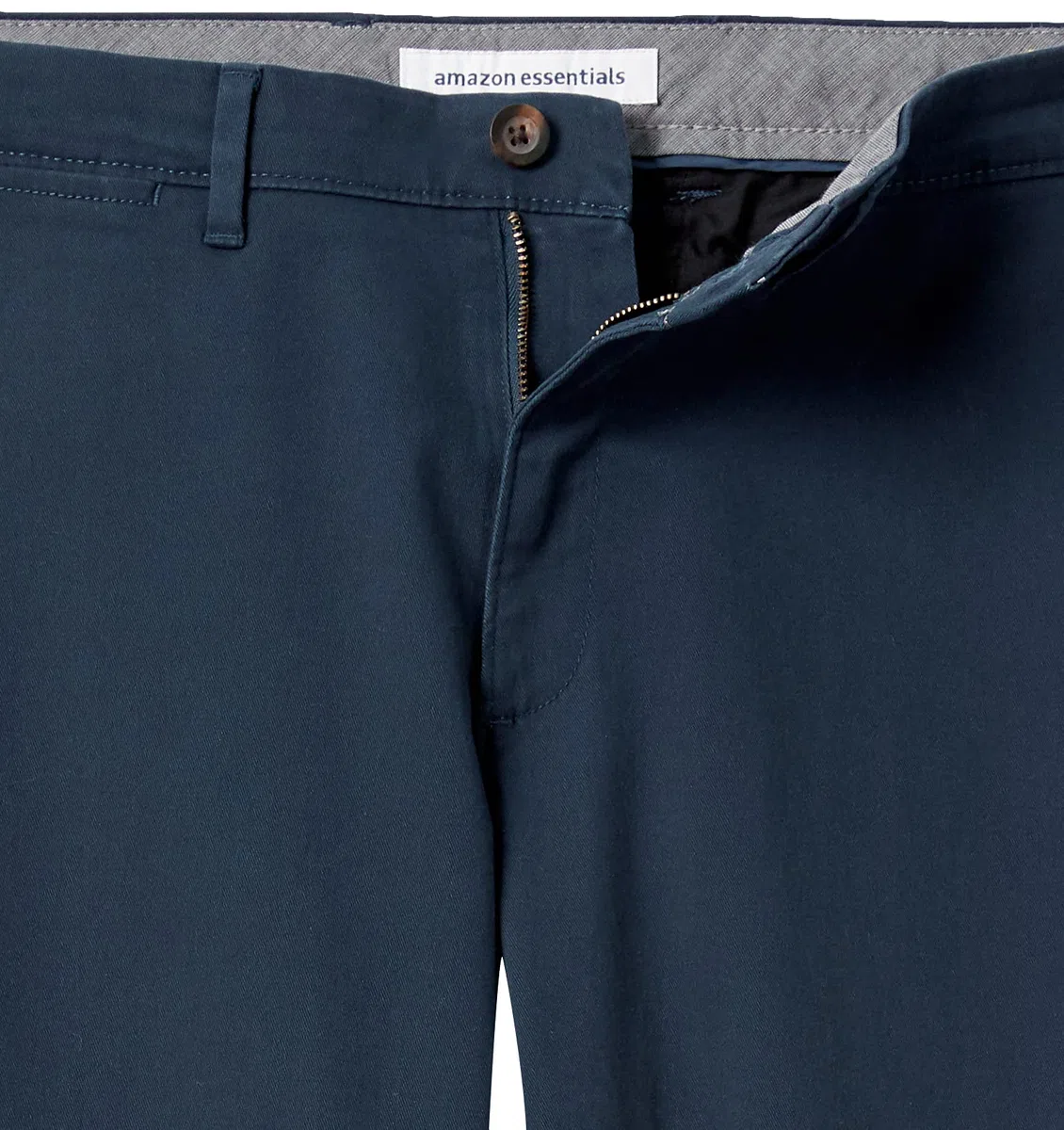 Amazon Essentials Pantaloni Casual Chino Elasticizzati dal Taglio Classico Uomo