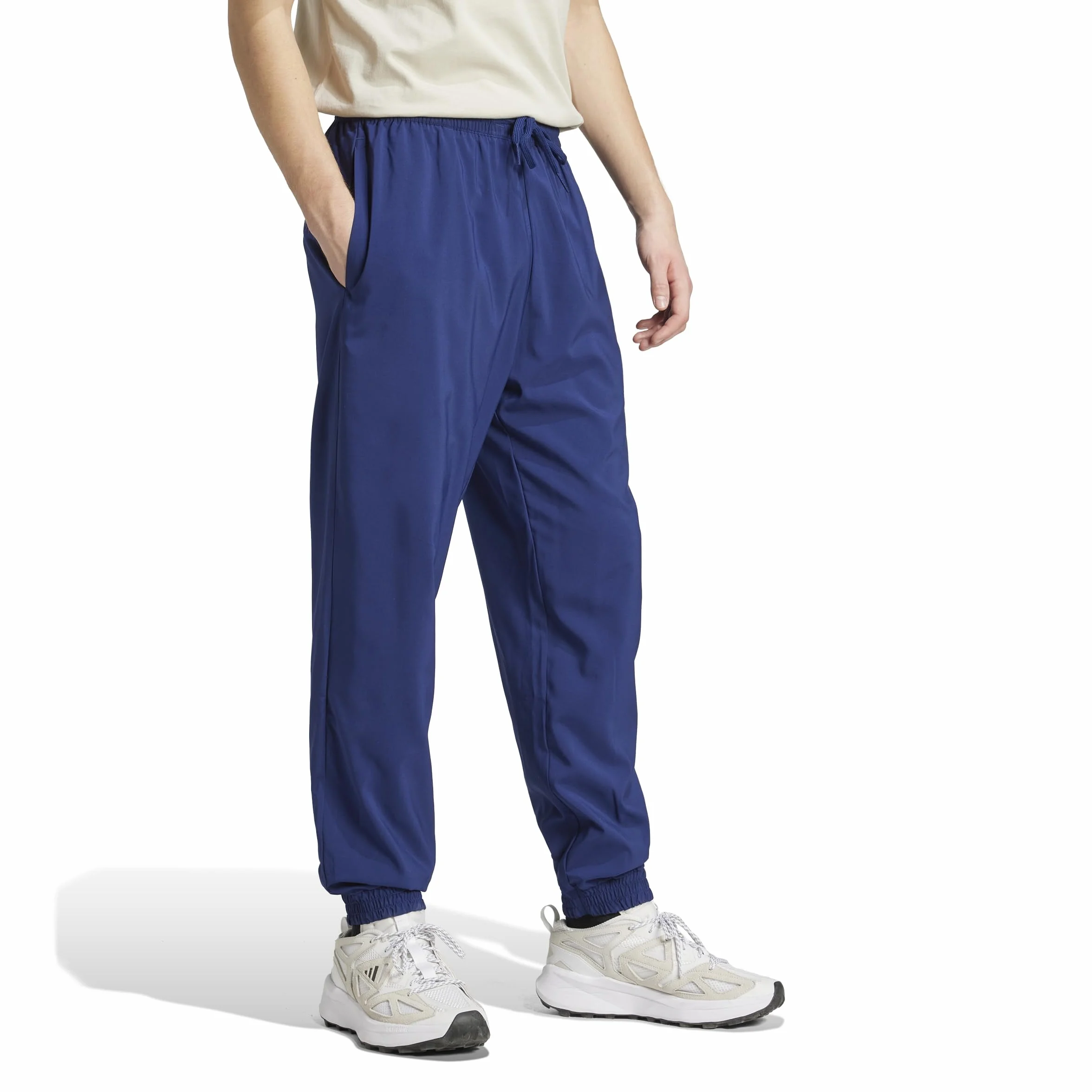 Adidas - Essentials Small Logo Stanford Pant Elasticated, Pantaloni da Golf Uomo