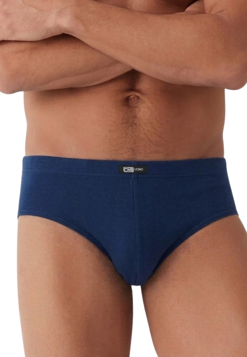 COTONELLA - Slip Uomo Cotone Morbido e Traspirante, Confezione da 4, Elastico Interno, Design Classico, per Uso Quotidiano, Extra Comfort da S a 3XL