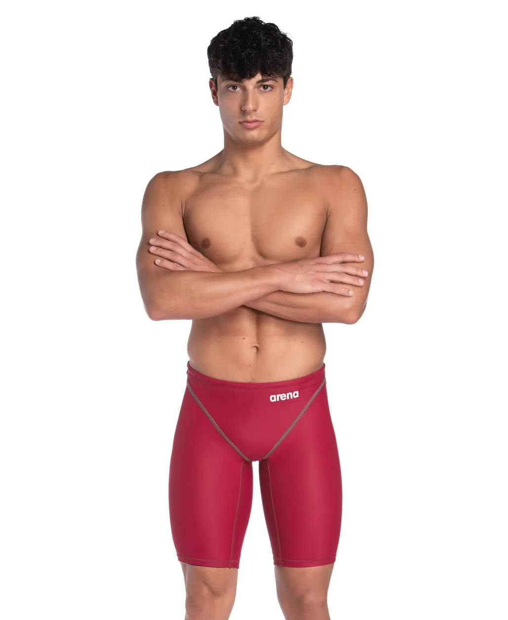 arena Powerskin ST Next Jammer Uomo, Costume da Gara Approvato FINA, Costume Uomo Nuoto in Tessuto Riciclato, Costume Jammer Uomo Foderato