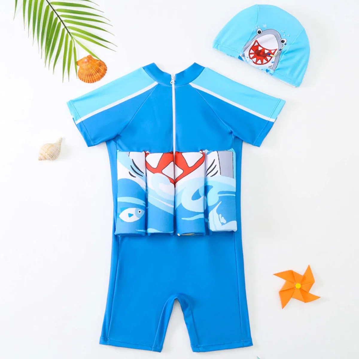Generico da Bagno Galleggiante per Bambini Maschi Tuta da Nuoto per apprendimento con Integrato Perfetta per lezioni in Piscina e Giochi Estivi sicuri dai 4 8 Anni